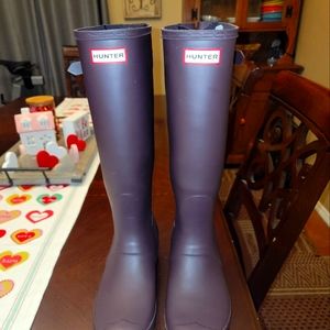 Hunter Rain Boots - Deep purple